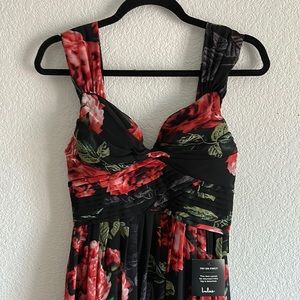 COPY - Lulu’s Floral Floor length dress
